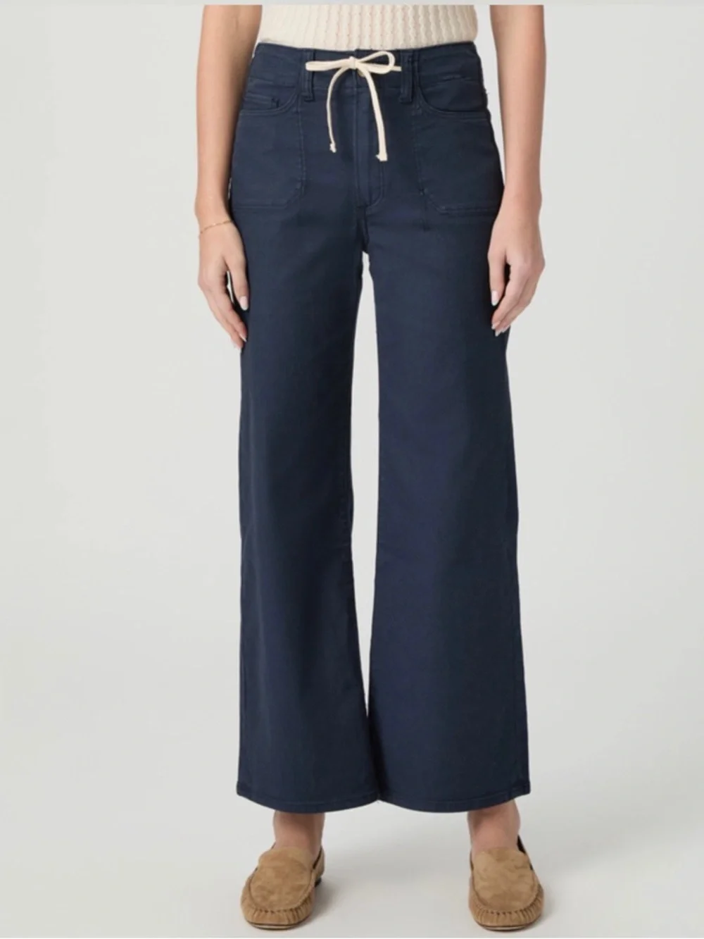 Paige Ari Wide Leg Drawstring Relaxed Pants - Picture 2 of 15